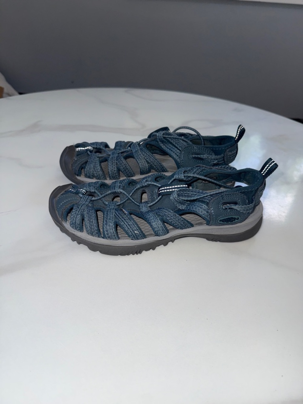 Keen Teal Blue Strappy Outdoor Sandals - Picture 1 of 10